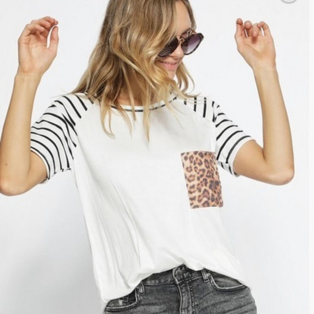 Cheetah Pocket Tee